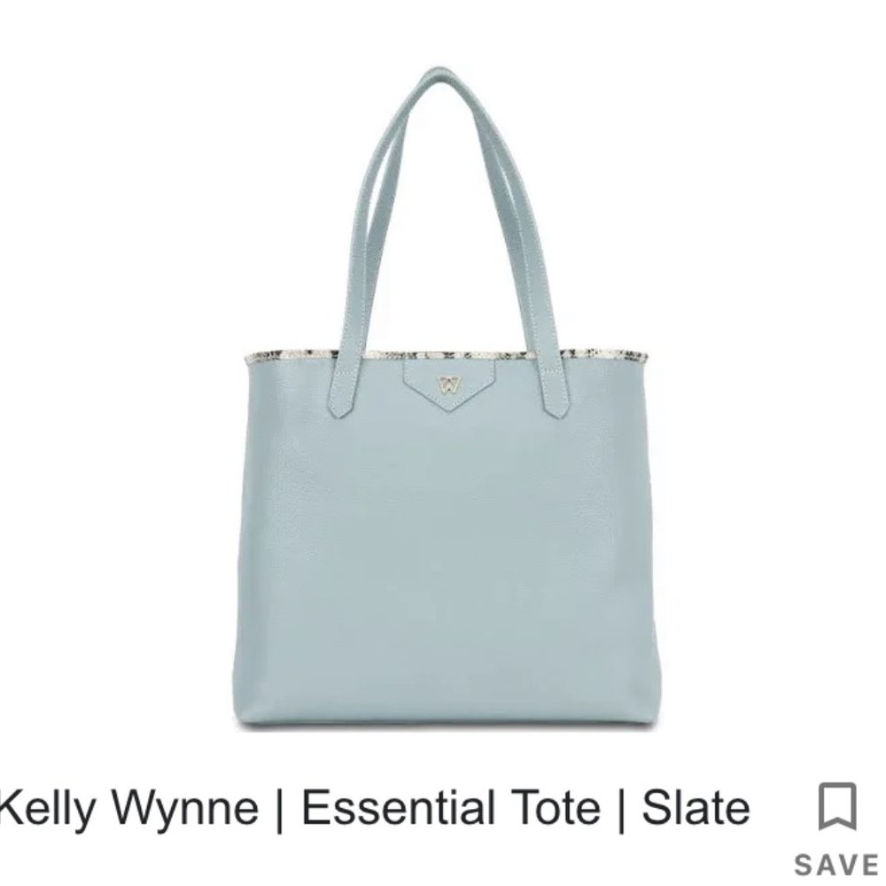 Kelly Wynne Essential Tote-Blue